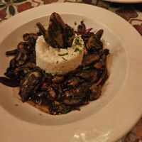 Mushroom truffle risotto at CAV Restaurant in Providence