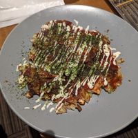 Okonomiyaki  at Vegan and Gluten Free Osaka. - The Second Room Cafe in Osaka