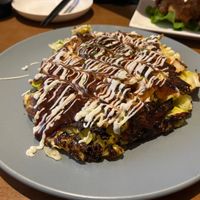 Okonomiyaki   at Vegan and Gluten Free Osaka. - The Second Room Cafe in Osaka
