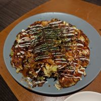Okonomiyaki at Vegan and Gluten Free Osaka. - The Second Room Cafe in Osaka