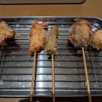 Kushikatsu at Vegan and Gluten Free Osaka. - The Second Room Cafe in Osaka