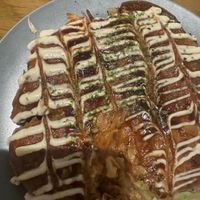 Okonomiyaki  at Vegan and Gluten Free Osaka. - The Second Room Cafe in Osaka