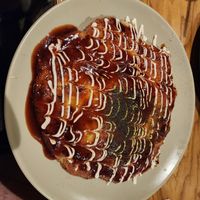 Okonomiyaki at Vegan and Gluten Free Osaka. - The Second Room Cafe in Osaka