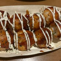 Takoyaki  at Vegan and Gluten Free Osaka. - The Second Room Cafe in Osaka