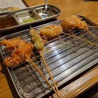 Kushikatsu at Vegan and Gluten Free Osaka. - The Second Room Cafe in Osaka