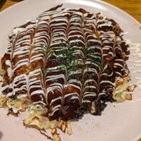 Okonomyaki at Vegan and Gluten Free Osaka. - The Second Room Cafe in Osaka