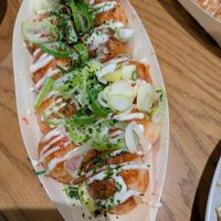 Takoyaki at Vegan and Gluten Free Osaka. - The Second Room Cafe in Osaka