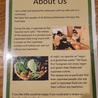 About restaurant at Vegan and Gluten Free Osaka. - The Second Room Cafe in Osaka