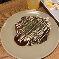 Okonomiyaki  at Vegan and Gluten Free Osaka. - The Second Room Cafe in Osaka