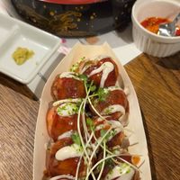 Takoyaki at Vegan and Gluten Free Osaka. - The Second Room Cafe in Osaka