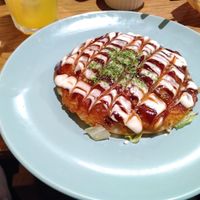 Okonomiyaki at Vegan and Gluten Free Osaka. - The Second Room Cafe in Osaka