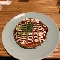 okonomiyaki  at Vegan and Gluten Free Osaka. - The Second Room Cafe in Osaka