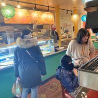 Inside at Two Boots UWS in New York City