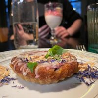 Frangipane tartelette at Planttrekkerij  in Antwerpen