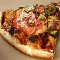 Vegan pizza with customized ingredients at Pica LuLū - Tērbatas in Riga