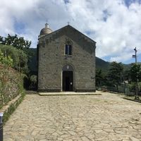 Church in Volastra  at Chiosco del Sole Volastra in Riomaggiore