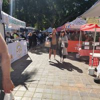 A lot of stalls to visit at Kings Cross Farmers Market in Sydney