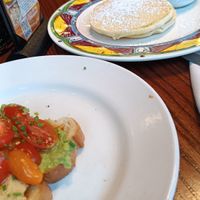 Avocado toast and pancakes  at Miss Shirley's Café - Inner Harbor in Baltimore