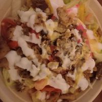 Classic roasted (veg) chick'n on rice at Vegholic in Toronto