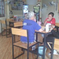 Changed everything to dollys junk food at Cafe Chai Dee in Savannakhet