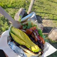 Arepa la huerta at Patagonia Tropical in Rio Ibanez