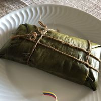 Hallaca (outside)  at Azulejo Vegan in Corroios