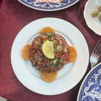 moroccon salad  at La Kasbah  in Tafraout