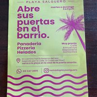 Menu changes regularly   at Nomada   in Santa Marta