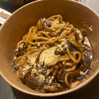 udon style vegan  at Kamado Asian Food in Gijon