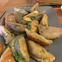 Half fried at Momos - Organic Veggie Dumplings in Berlin