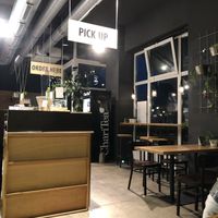 Seating area  at Momos - Organic Veggie Dumplings in Berlin