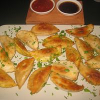 Vegan large plate at Momos - Organic Veggie Dumplings in Berlin