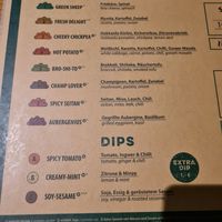 Menu 2 at Daily Dumpling in Berlin