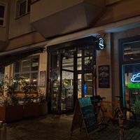 Outside of Momos. at Daily Dumpling in Berlin