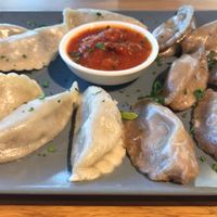 Steamed Momos. at Momos - Organic Veggie Dumplings in Berlin