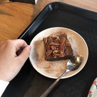 Brownie at Momos - Organic Veggie Dumplings in Berlin