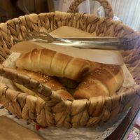 Basket of vegan salt bread  at jejudobrrwercoffee - 재주도부러워커피 - Maybe closed in Jeju