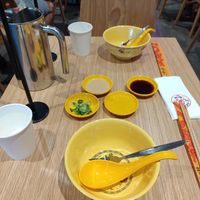 Sauces at Dragon Hot Pot in Point Cook