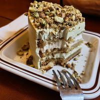 Pistachio cake at Ashville Bakery Cafe - 애쉬빌 베이커리 카페 in Seoul