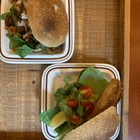 Hot mushroom sandwich and guacamole sandwich   at Ashville Bakery Cafe - 애쉬빌 베이커리 카페 in Seoul