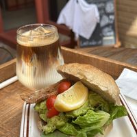 avocado ciabatta  at Ashville Bakery Cafe - 애쉬빌 베이커리 카페 in Seoul