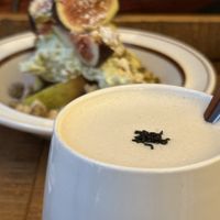 Cardamom Earl grey Latte (Soy milk)  at Ashville Bakery Cafe - 애쉬빌 베이커리 카페 in Seoul