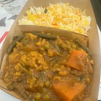 Mixed veggie masala with rice   at AUH - Patamar - TA in Abu Dhabi