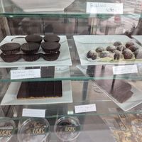 Vegan sweets Lisa makes herself (incl. homemade chocolate) at Lisa's Flammhouse in Larnaca