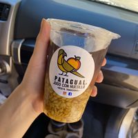 Chilean boba #Veganuary at Mote con Huesillos Patagual in Nunoa