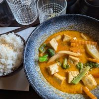 Vegan curry at Pho 179 in Sunderland