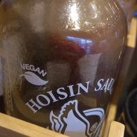 Vegan condiments at Pho 179 in Sunderland