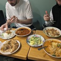 The vegan spread at Normah's in West London