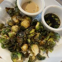 Brussel sprouts   at Rakkan Ramen in Truckee