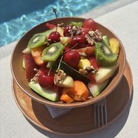   at Ethos Vegan Retreat in Santorini